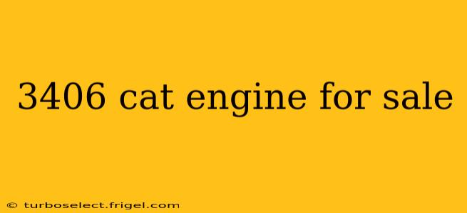 3406 cat engine for sale