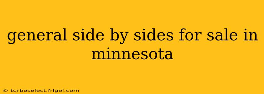 general side by sides for sale in minnesota