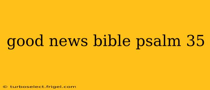 good news bible psalm 35