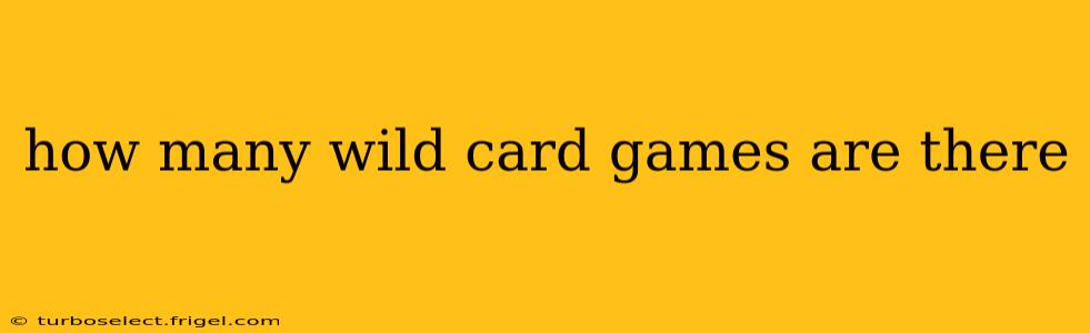 how many wild card games are there