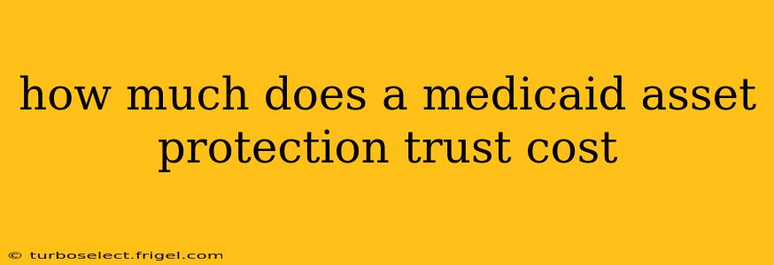 how much does a medicaid asset protection trust cost