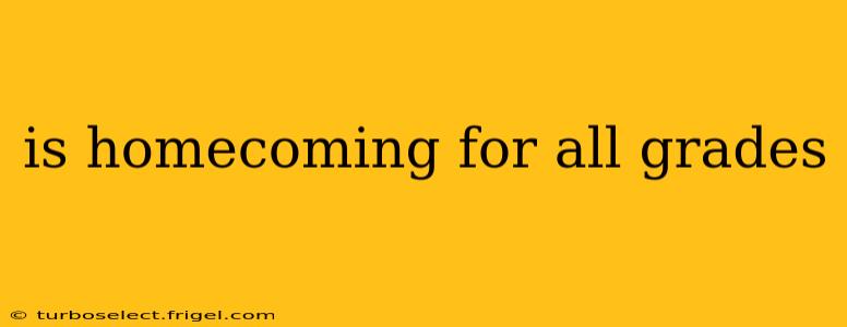 is homecoming for all grades