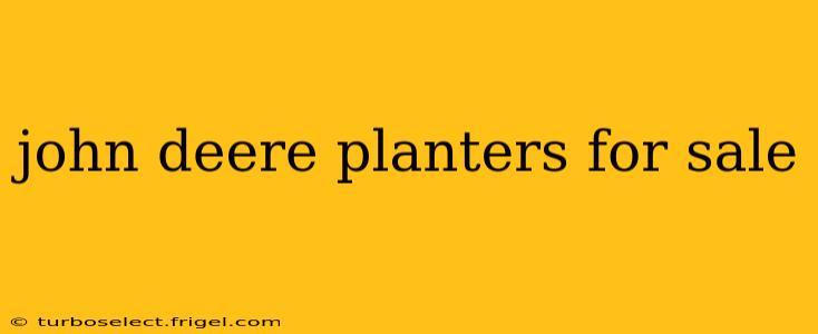 john deere planters for sale