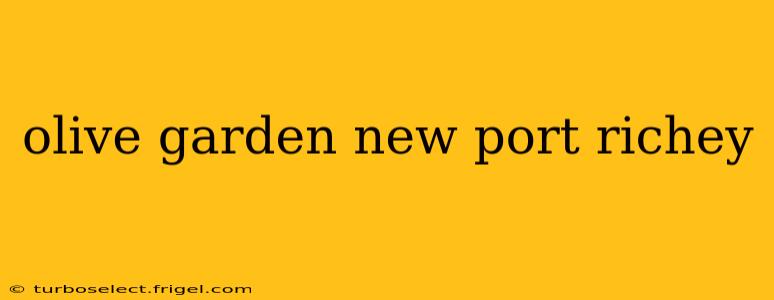 olive garden new port richey