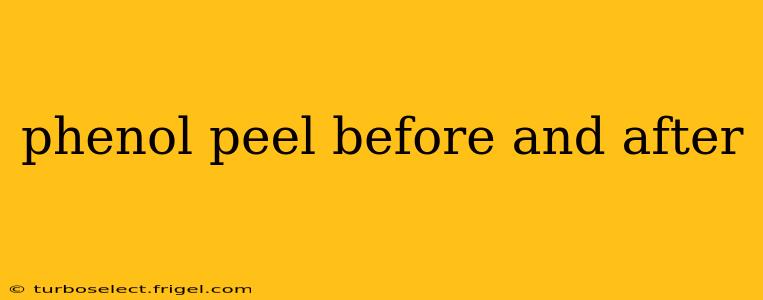 phenol peel before and after