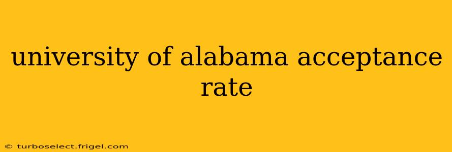 university of alabama acceptance rate