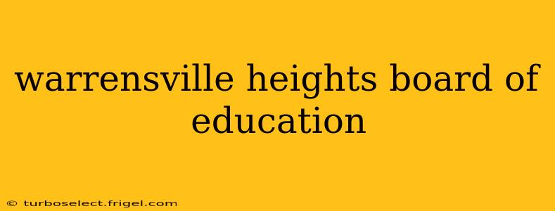 warrensville heights board of education