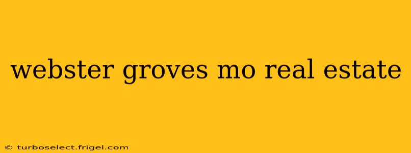 webster groves mo real estate