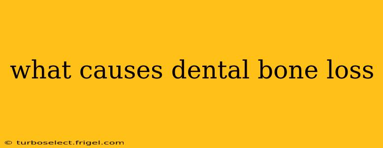 what causes dental bone loss